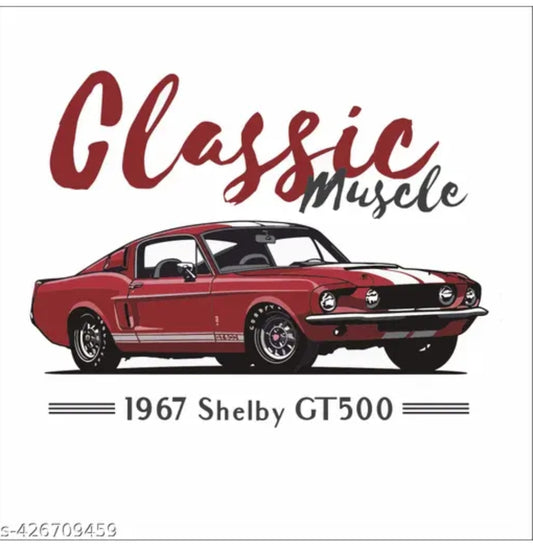 Artistic Decals Car Wall Sticker for Living Room, Bedroom, Kids Room, Big size sticker, 3D sticker, PVC vinyl wall sticker Racing car