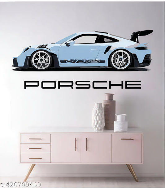 Artistic Decals Car Wall Sticker for Living Room, Bedroom, Kids Room, Big size sticker, 3D sticker, PVC vinyl wall sticker,